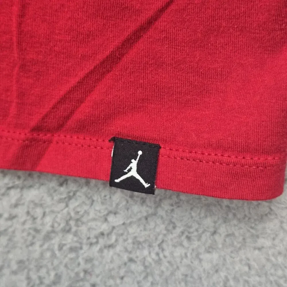 NIKE AIR JORDAN JUMPMAN PRINT CREW T SHIRTS RED (CJ0921 687) Men’s Medium EUC